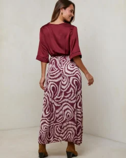 Femme Alice & Charlotte Robes^Robe Yasmine bordeaux