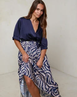 Femme Alice & Charlotte Robes^Robe Yasmine marine