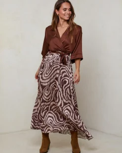 Femme Alice & Charlotte Robes^Robe Yasmine marron
