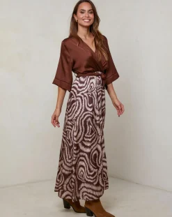 Femme Alice & Charlotte Robes^Robe Yasmine marron