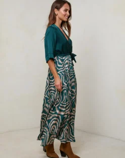 Femme Alice & Charlotte Robes^Robe Yasmine verte