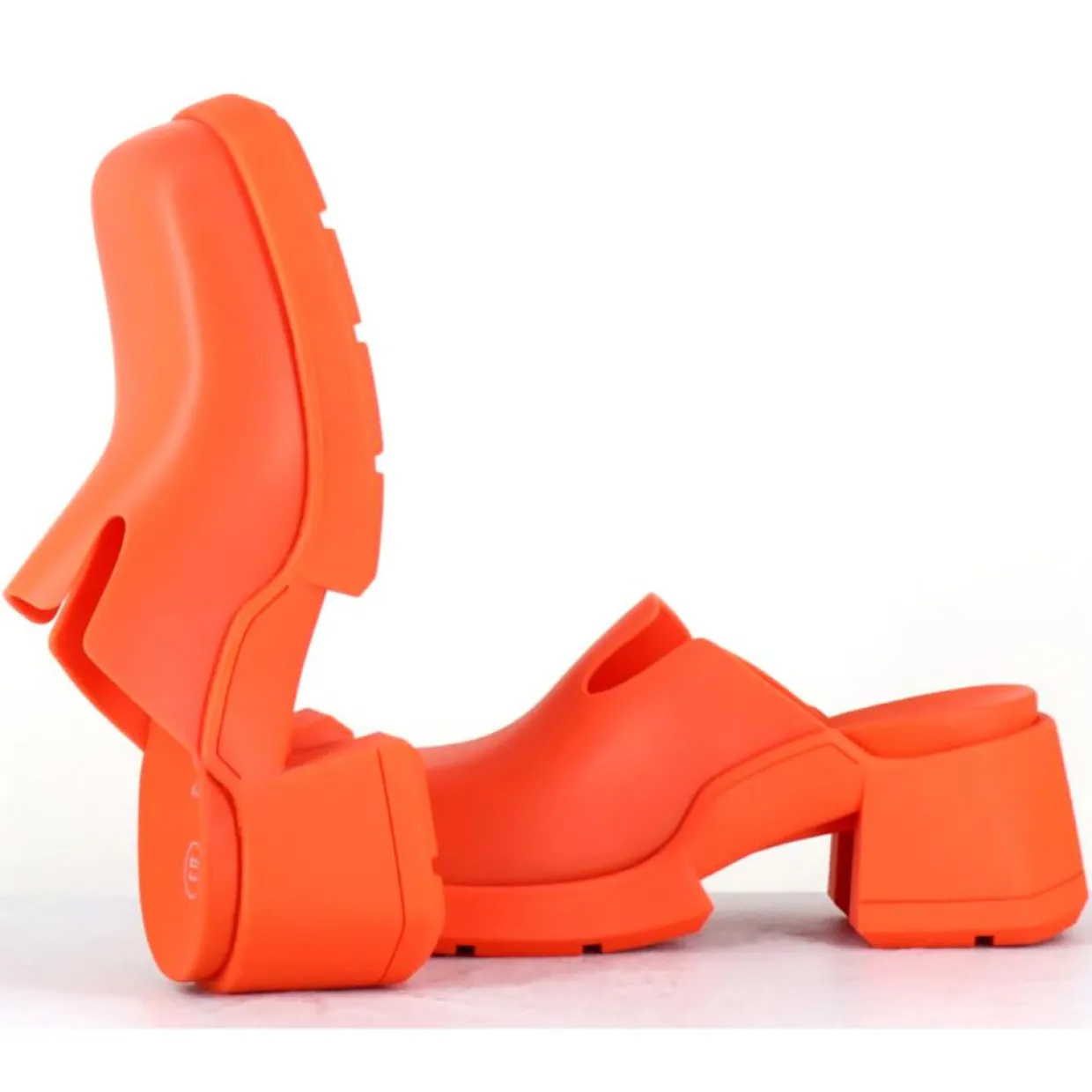 Sabots Blissa orange - Talon 6 cm-E8 By Miista