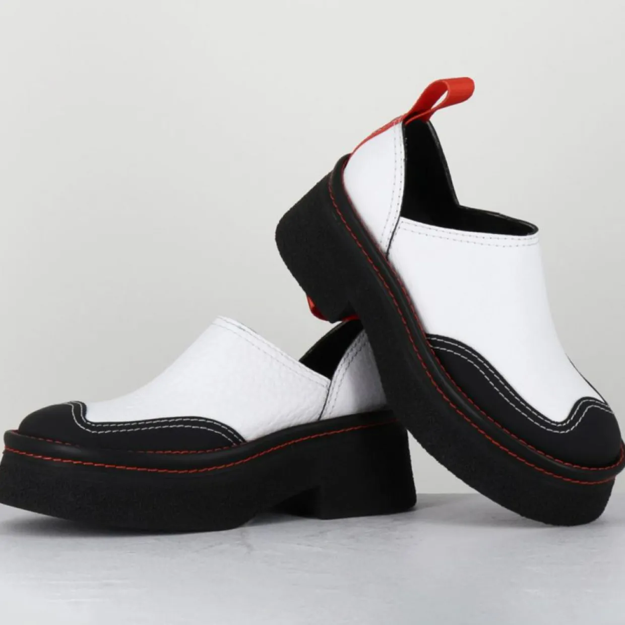 Femme E8 By Miista Sandales À Talons^Sabots en Cuir Mercedes blancs - Talon 6 cm