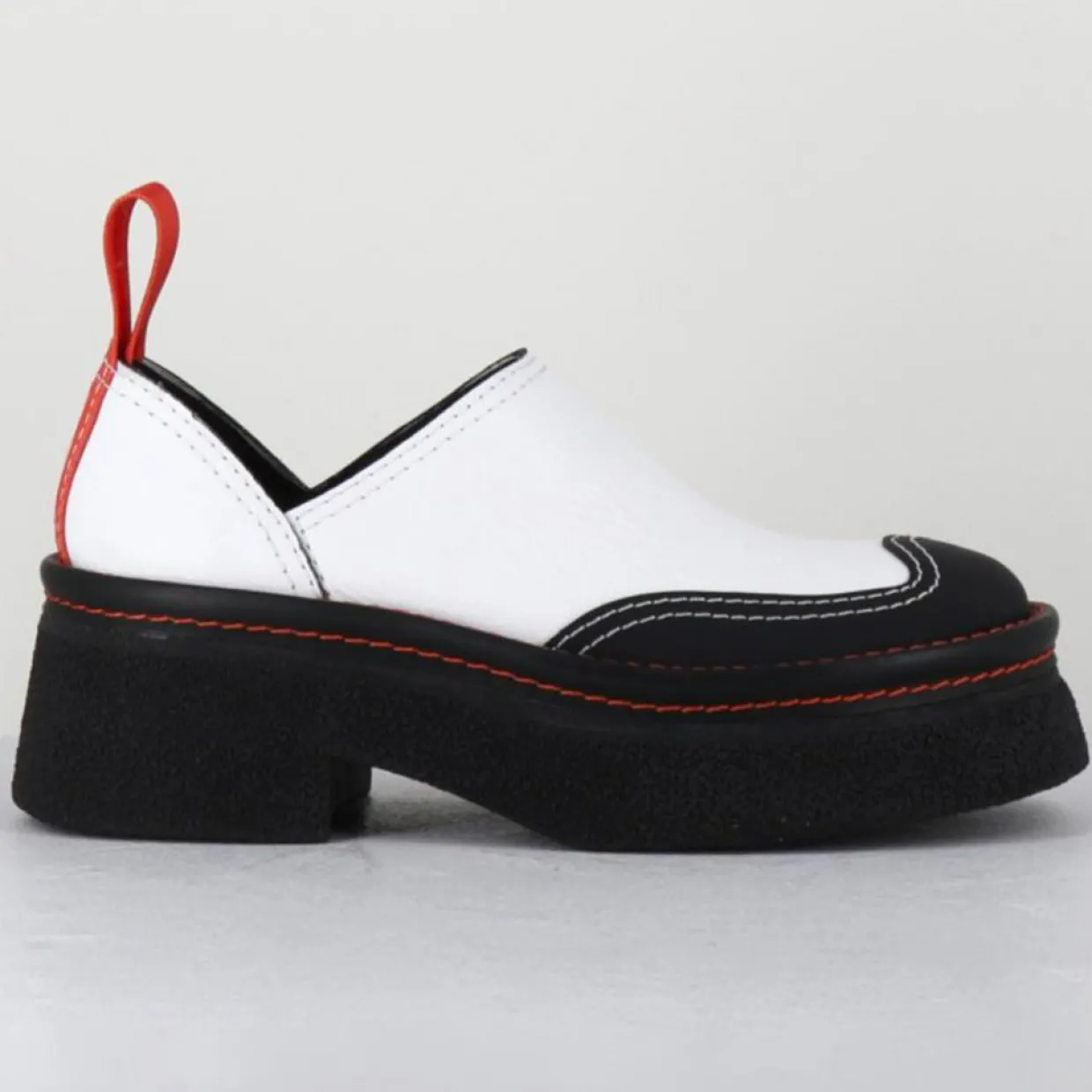 Femme E8 By Miista Sandales À Talons^Sabots en Cuir Mercedes blancs - Talon 6 cm