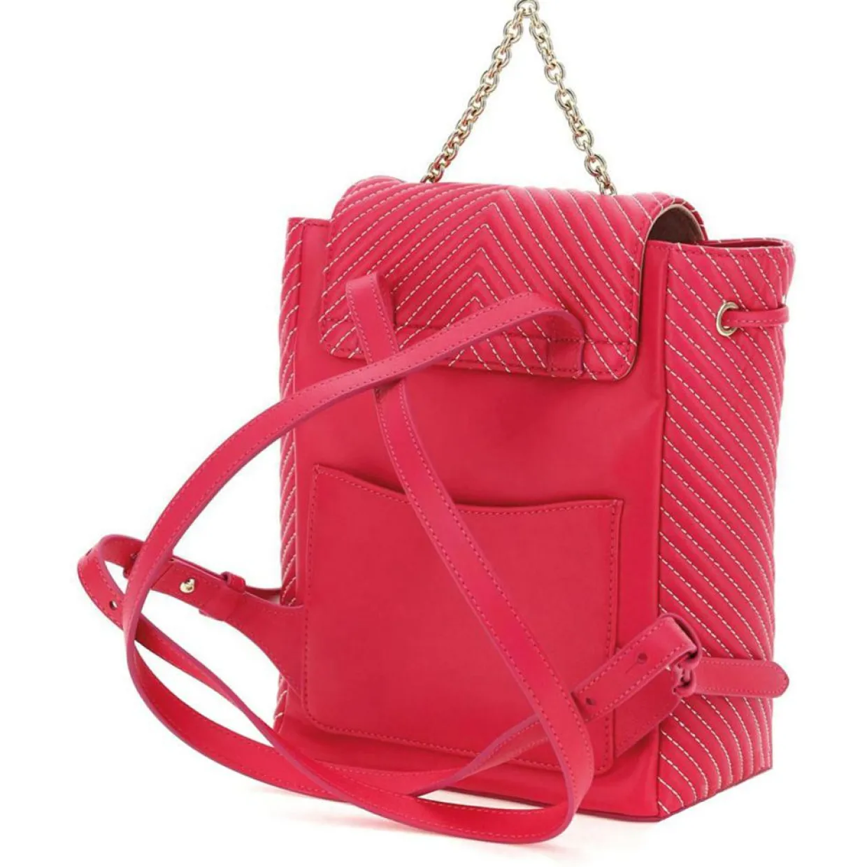Femme Furla Sacs^Sac à dos en Cuir Pop Star fuchsia 25x23x11 cm