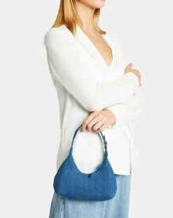 Femme By Far Sacs^Sac à main Baby Amber bleu jean - 22x25x5 cm
