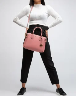Sac à main en Cuir Mercer rose - 20x20x10 cm-Michael Kors Outlet