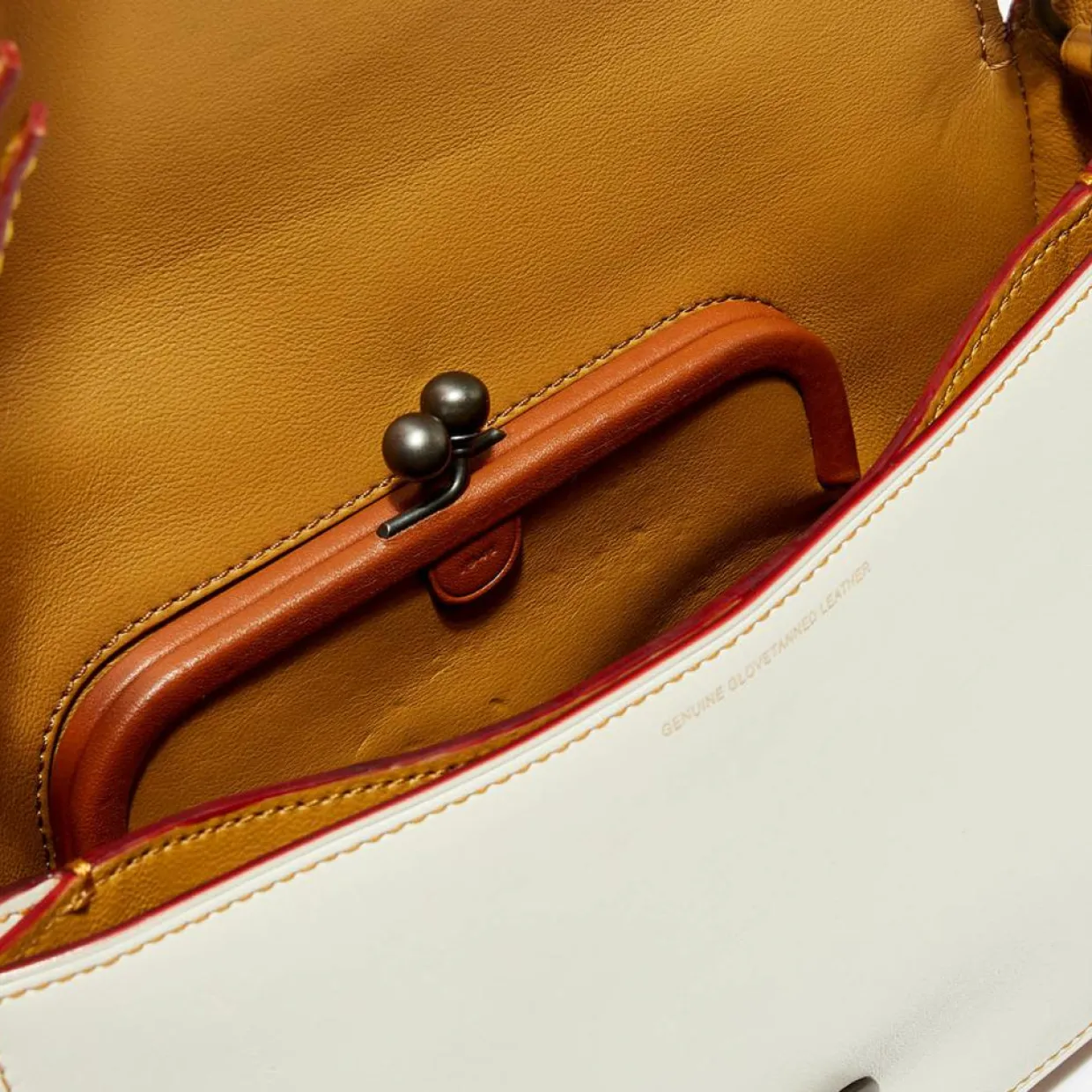 Sac bandoulière en Cuir Dinky 24 craie - 17x7x24 cm-Coach Clearance