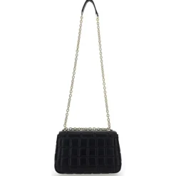 Femme Michael Kors Sacs^Sac bandoulière en Cuir matelassé noir - 25x17x6 cm