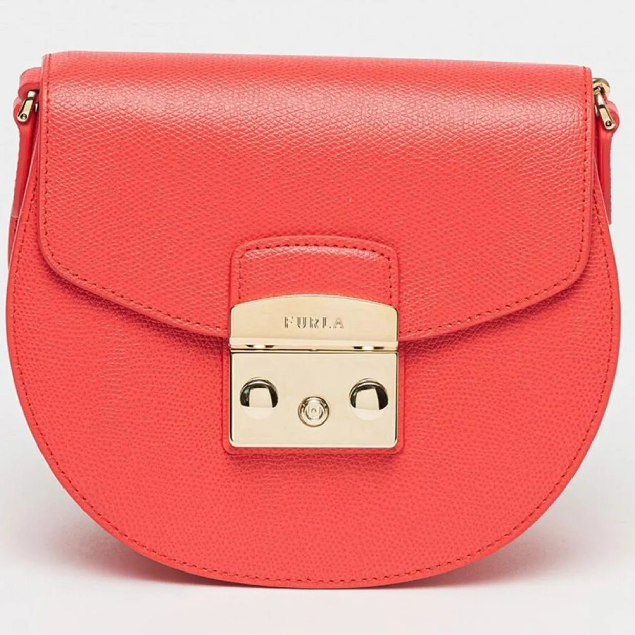Femme Furla Sacs^Sac bandoulière en Cuir Metropolis Mini rouge 17x15x8 cm