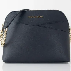 Sac bandoulière en Cuir medium Jet Set Travel noir - 20x17.8x6.35 cm-Michael Kors Best