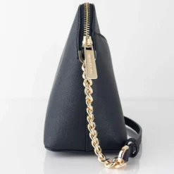 Sac bandoulière en Cuir medium Jet Set Travel noir - 20x17.8x6.35 cm-Michael Kors Best