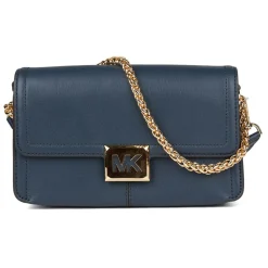 Sac bandoulière en Cuir Sonia East West bleu marine - 25x16x5 cm-Michael Kors Sale