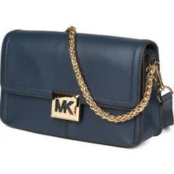 Sac bandoulière en Cuir Sonia East West bleu marine - 25x16x5 cm-Michael Kors Sale