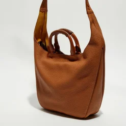 Femme Chloé Sacs^Sac cabas en Cuir Woody caramel - 45x33x13 cm