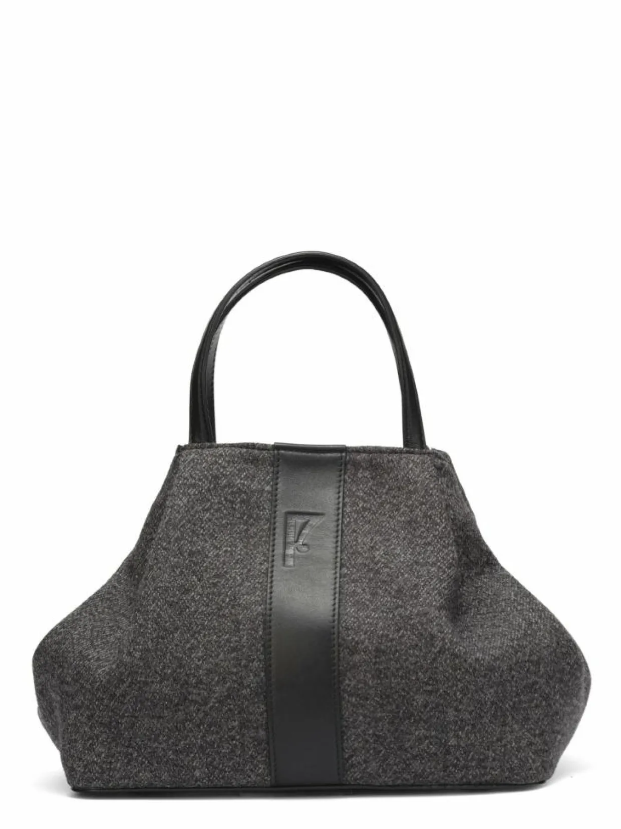 Femme Maison Faret Sacs^Sac en Feutre Pin Gris - 20,5x26,5x15,5 cm