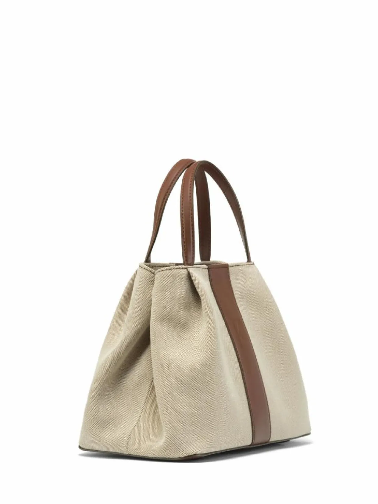 Femme Maison Faret Sacs^Sac en Toile Pin Beige - 20,5x26,5x15,5 cm