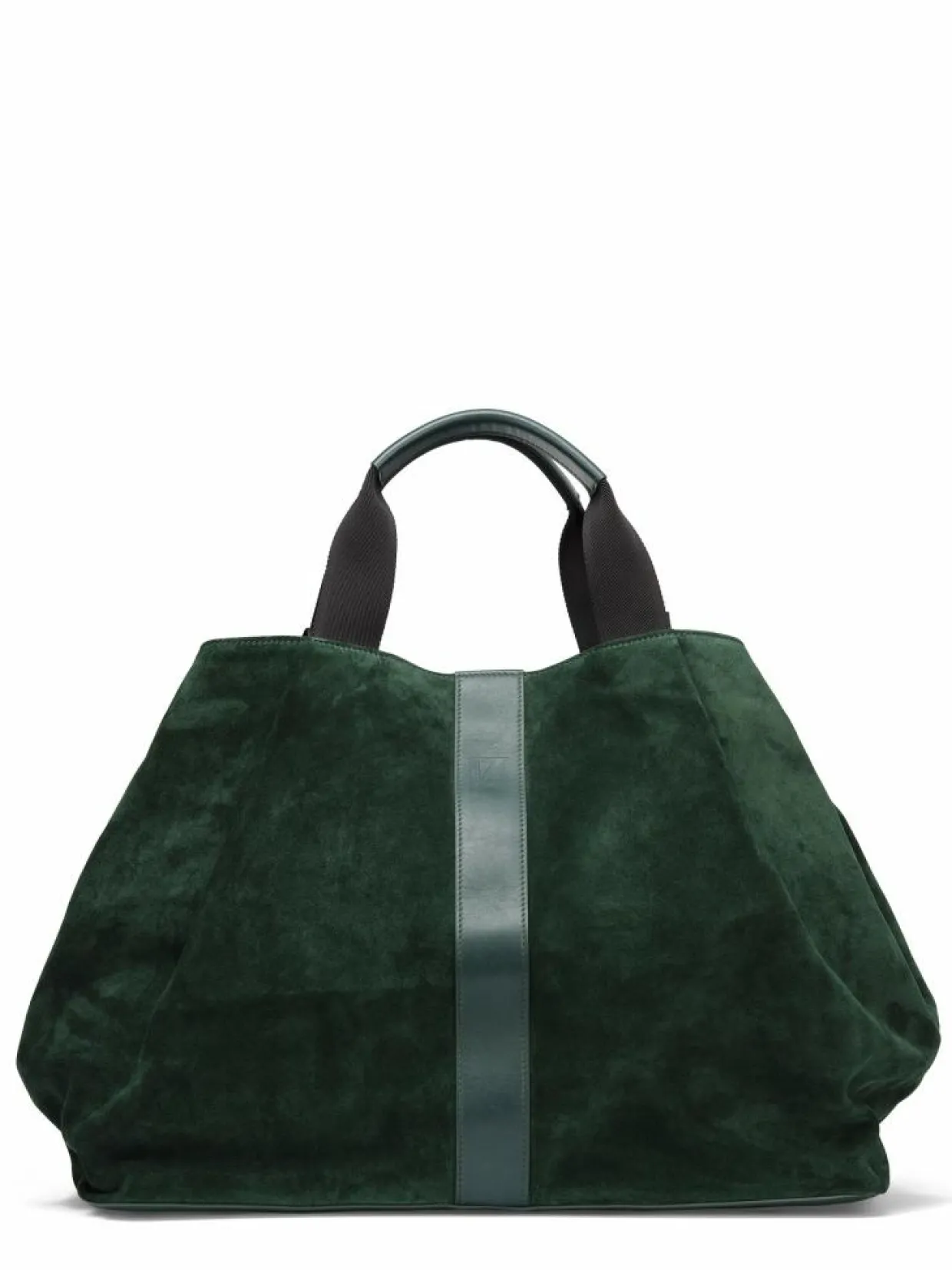 Femme Maison Faret Sacs^Sac en Velours de Cuir Pinasse Eucalyptus - 65x34x26 cm