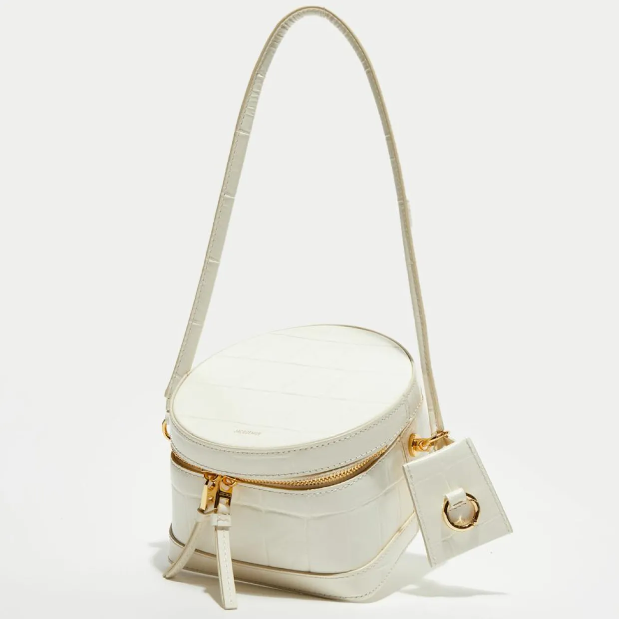 Sac mallette en Cuir Le Vanito ivoire - 11.5x15.5x15.5 cm-Jacquemus Discount