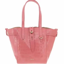 Femme Furla Sacs^Sac porté épaule en Cuir Net Mini rose 22x28.5x16 cm