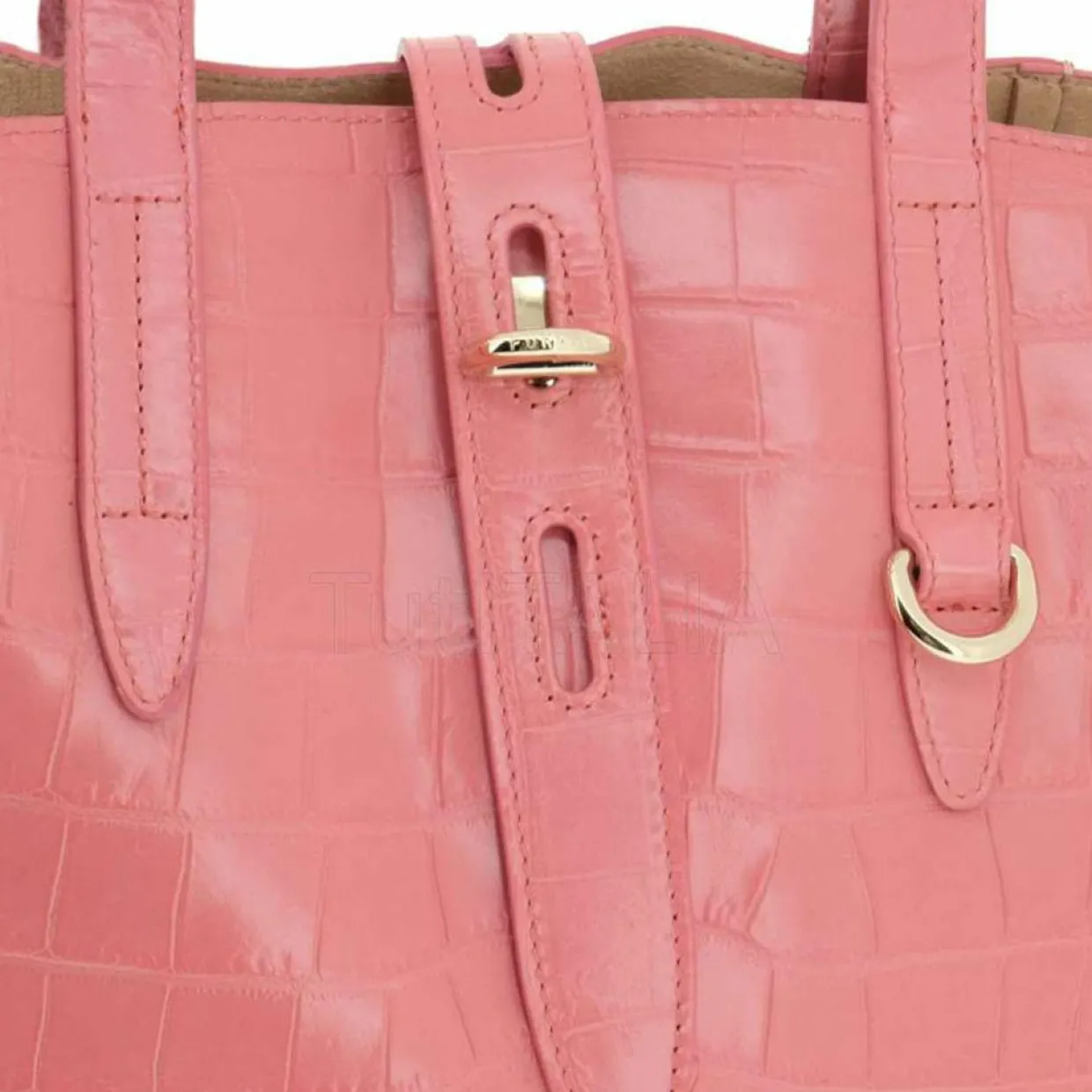 Femme Furla Sacs^Sac porté épaule en Cuir Net Mini rose 22x28.5x16 cm