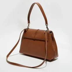 Sac porté épaule en Cuir Pénélope caramel - 35x24x13 cm-Chloé Best