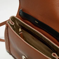 Sac porté épaule en Cuir Pénélope caramel - 35x24x13 cm-Chloé Best
