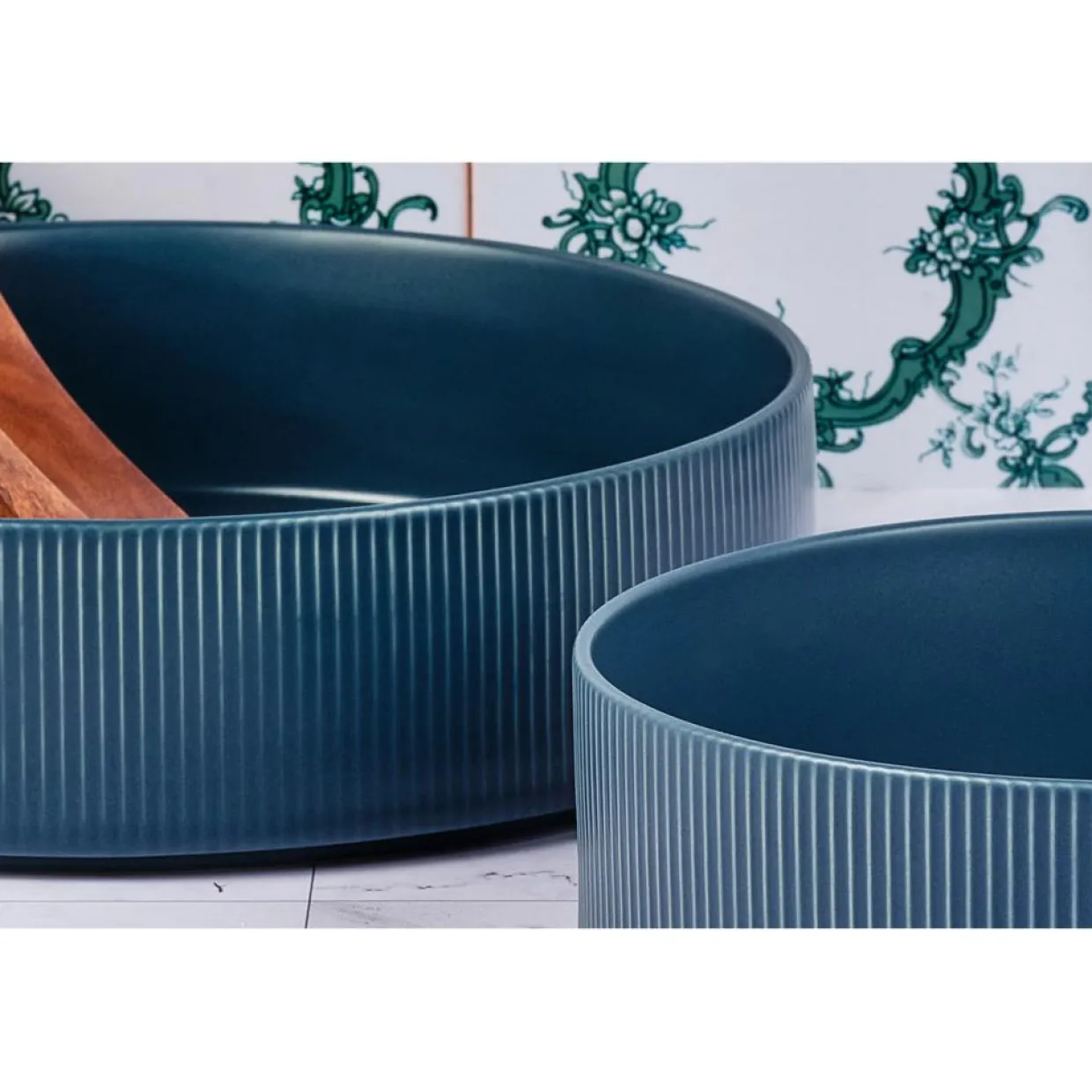 Saladier Scandi bleu marine - D.27 cm-Bjorn