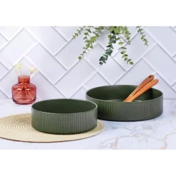 Bjorn Saladiers^Saladier Scandi vert olive - D.27 cm