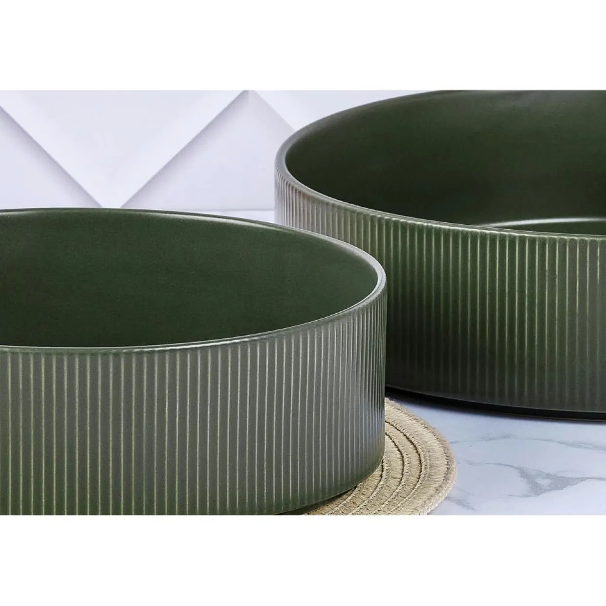 Bjorn Saladiers^Saladier Scandi vert olive - D.27 cm