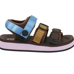 Femme Scotch & Soda Baskets^Sandales Baza marron/doré/bleu