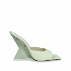 Femme The Attico Sandales À Talons^Sandales en cuir Cheope 105 vertes