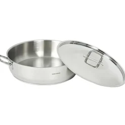 Sautoir induction inox avec couvercle gris - D.42 cm-Gam'Hotel Hot
