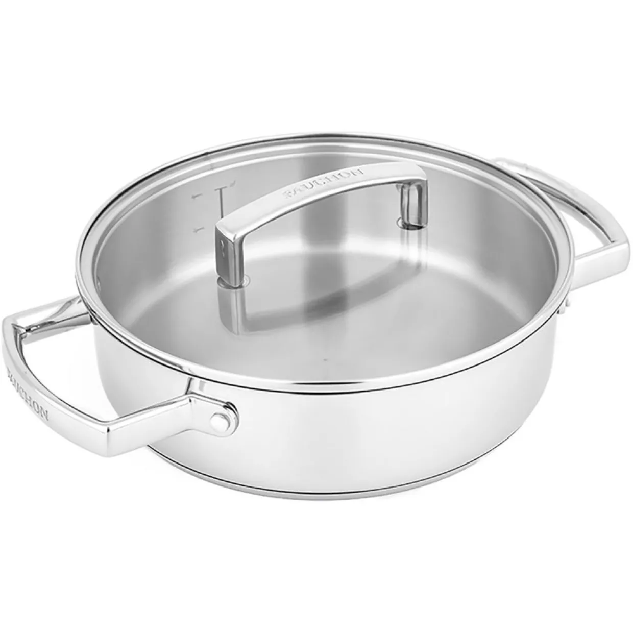 Fauchon Poêles^Sautoir Signature induction argenté - 4L