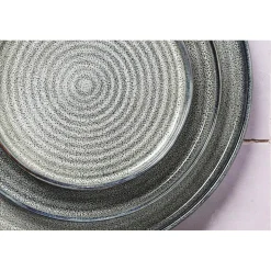 Service Complet en Grès Zen gris/bleu - 48 pièces-Bjorn Discount