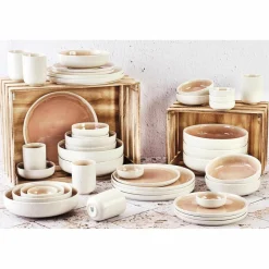 Service Complet Oxygen rose poudre/beige - 42 pièces-Bjorn Online