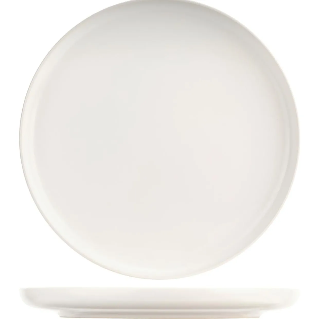 Cosy & Trendy Assiettes^Service de table en Grès Baltic blanc - 24 pièces