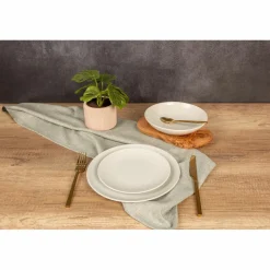 Service de table en Grès Ombra naturel - 36 pièces-Cosy & Trendy Best