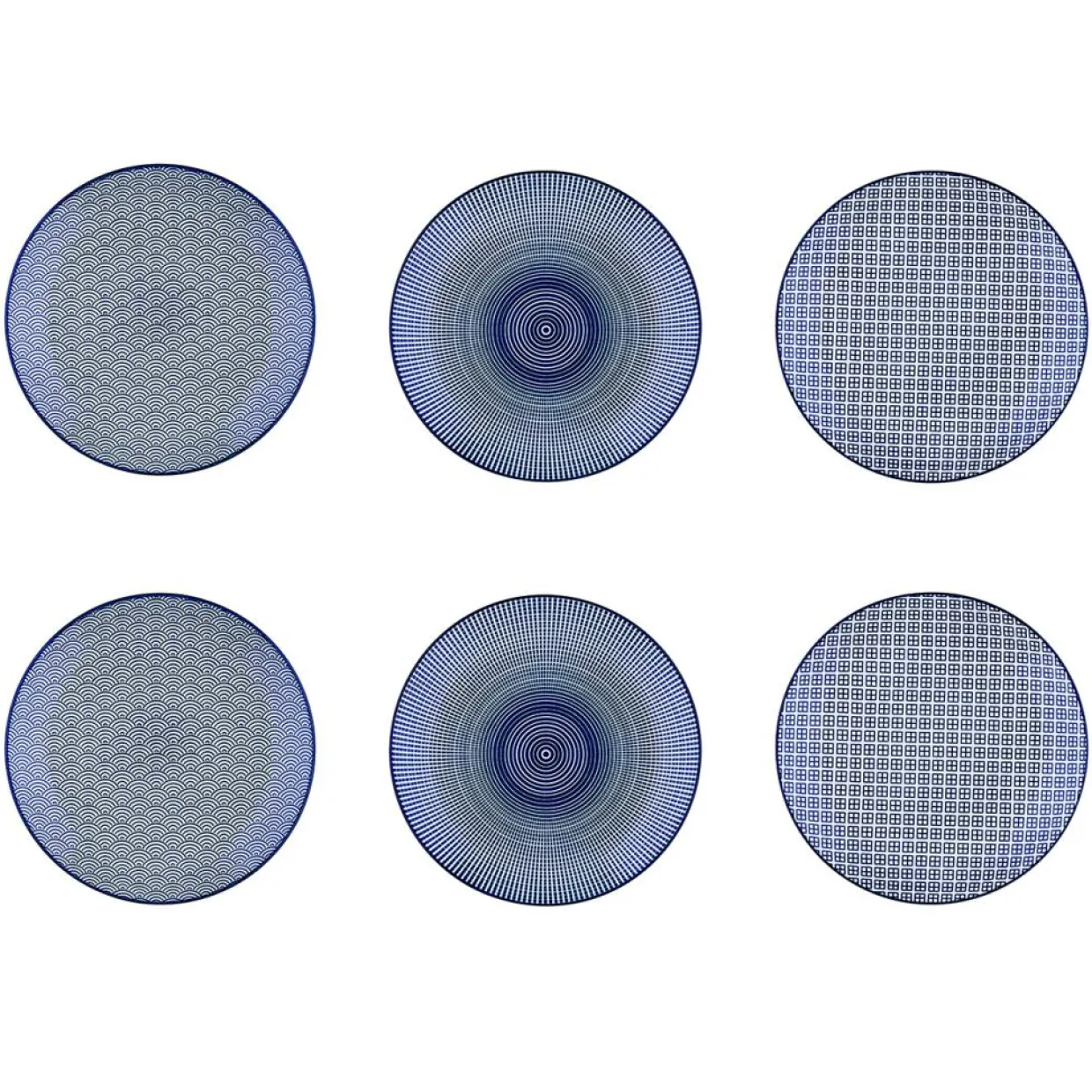 Bjorn Assiettes^Service Les essentiels Dark bleu foncé - 18 pièces