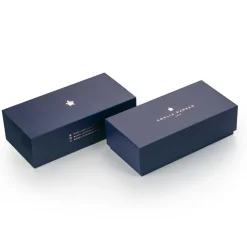 Set Montre Femme 2 Bracelets Plaza en Acier & Cuir argenté/bleu foncé-Amelia Parker Discount