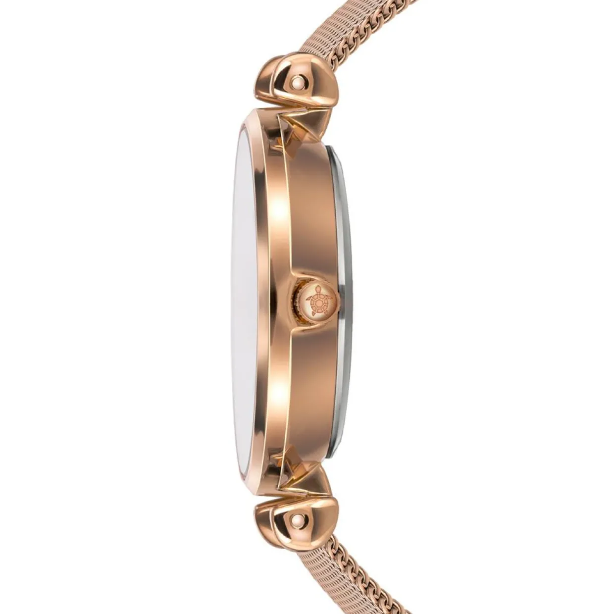 Femme Amelia Parker Montres^Set Montre Femme 2 Bracelets Gold Shore en Acier & Cuir rose doré/blanc