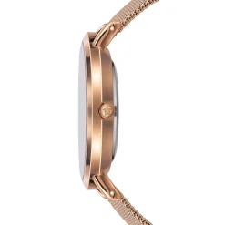 Femme Amelia Parker Montres^Set Montre Femme 2 Bracelets Grand en Acier rose doré/noir