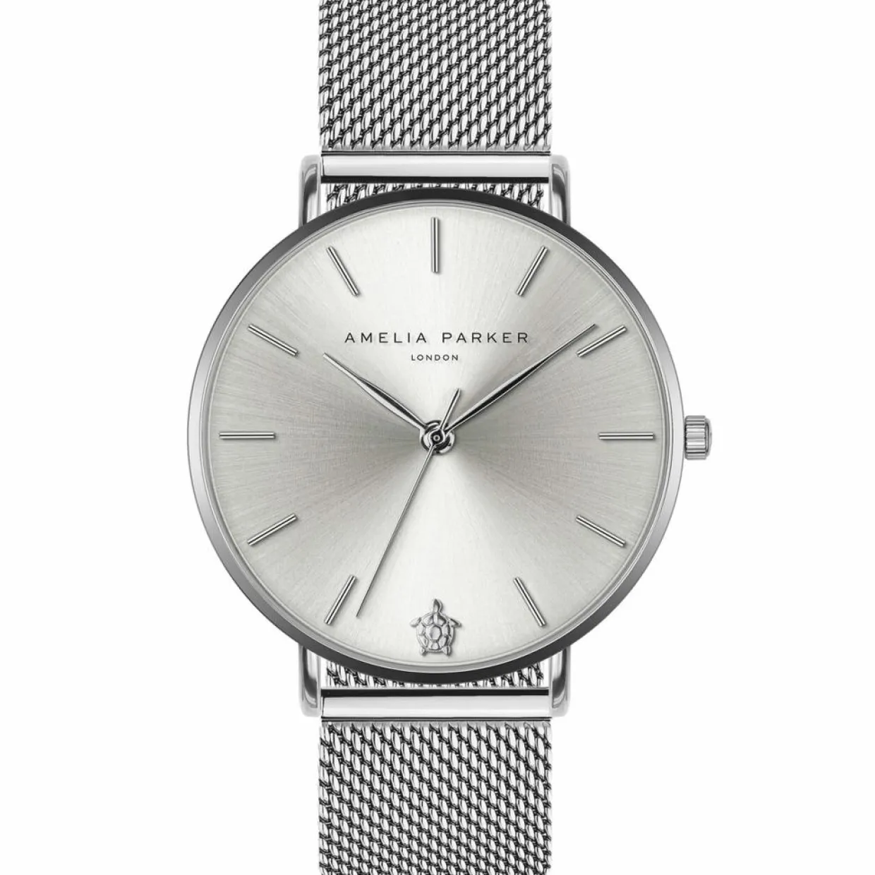 Femme Amelia Parker Montres^Set Montre Femme 2 Bracelets Capsule en Acier & Cuir argenté/blanc