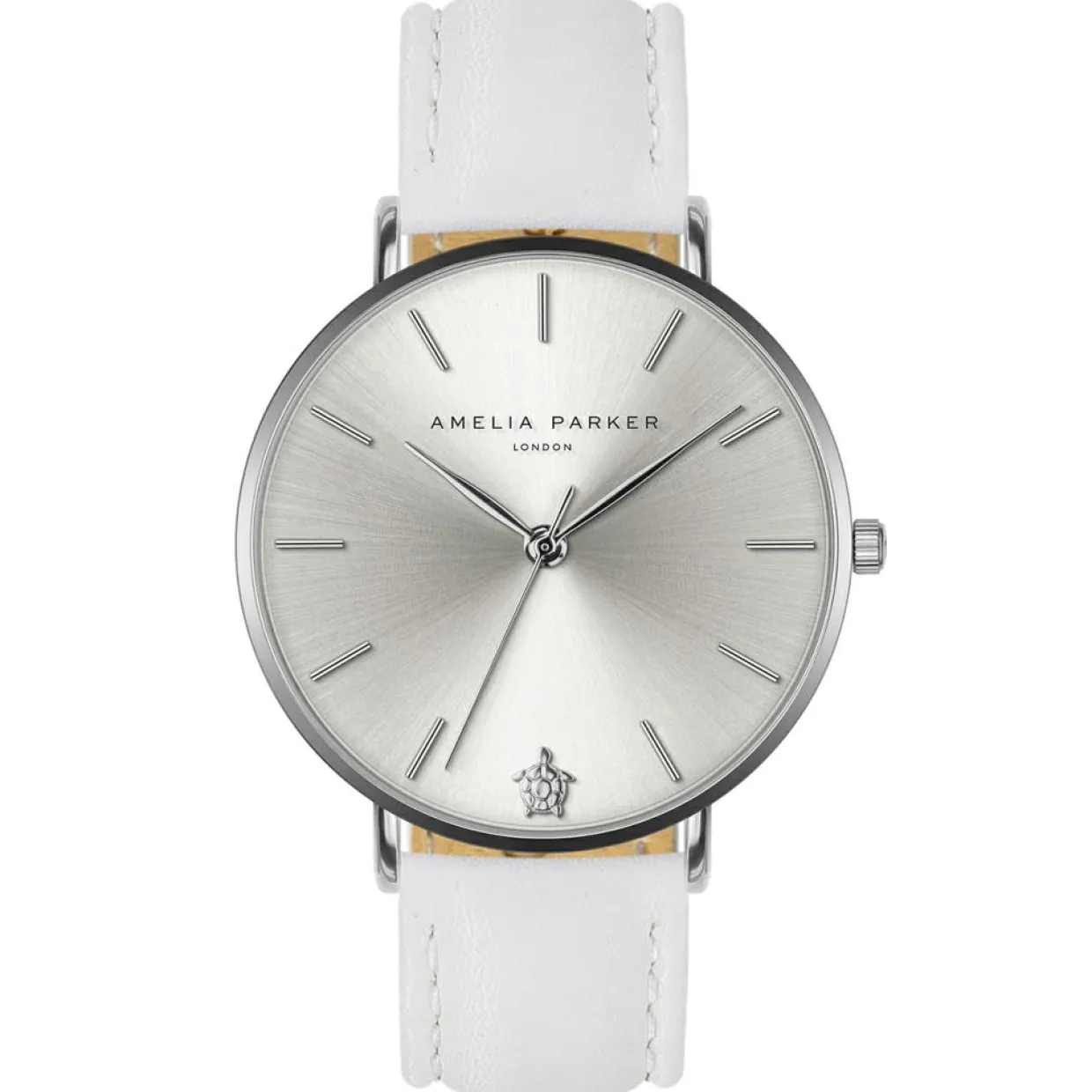 Femme Amelia Parker Montres^Set Montre Femme 2 Bracelets Capsule en Acier & Cuir argenté/blanc