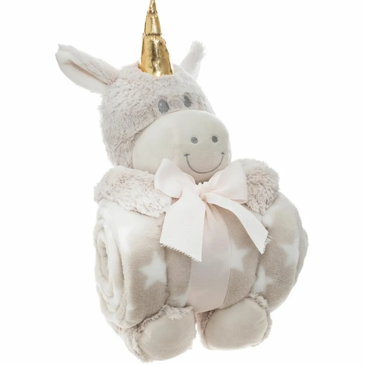 Set Plaid et peluche Licorne aléatoire - 25x20x26 cm-Atmosphera Best