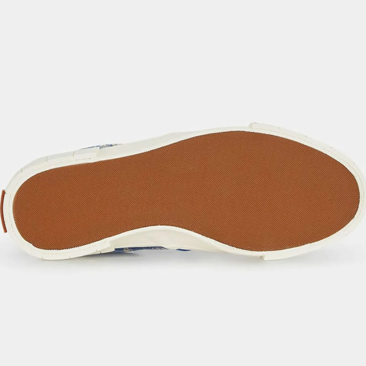 Femme Good News Baskets^Slip On en Coton Bio Juno bleu/blanc
