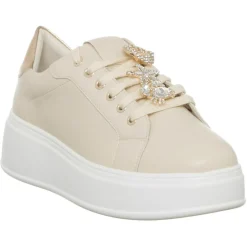 Sneakers Agathe beiges-Loretta by Loretta Outlet