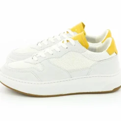 Femme Piola Baskets^Sneakers Arri blanc/jaune