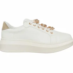 Femme Loretta by Loretta Baskets^Sneakers Clarissa blanc/doré
