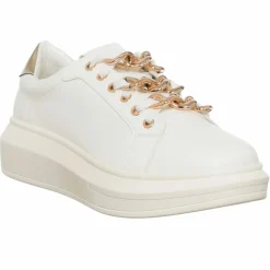 Femme Loretta by Loretta Baskets^Sneakers Clarissa blanc/doré